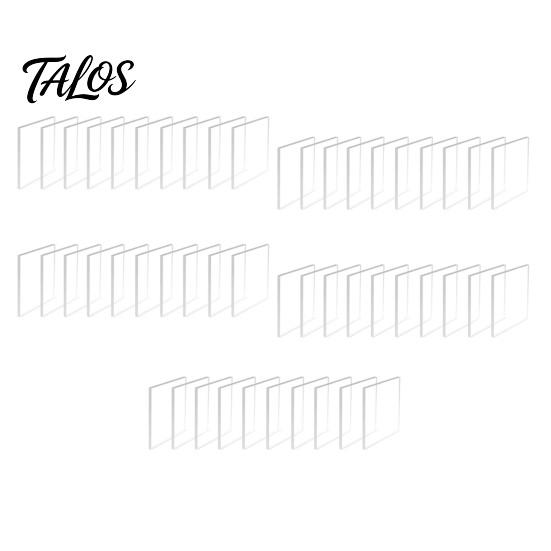 DIY Fridge Magnet Kit 10/20/50Pcs Kit, Clear Acrylic Magnetic Photo Frame with Adhesive Backing, Custom Picture Making Set for Crafts