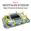 1Set Football Field Paper Puzzle Famous Stadiums Mini 3D Model Puzzle Home Decoration Assembly Football Fan Gifts Boys Girls ZYF