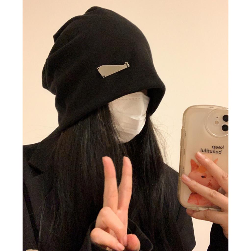 Big Head Circumference, Pile Cap, Women's Cap, Autumn and Winter, Hood Cap, Cold Cap, Toe Cap