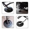 YUWENW Motorcycle Side Stand Kickstand 1 Set Holder Bike Parts Accessories Plate Dress Up
