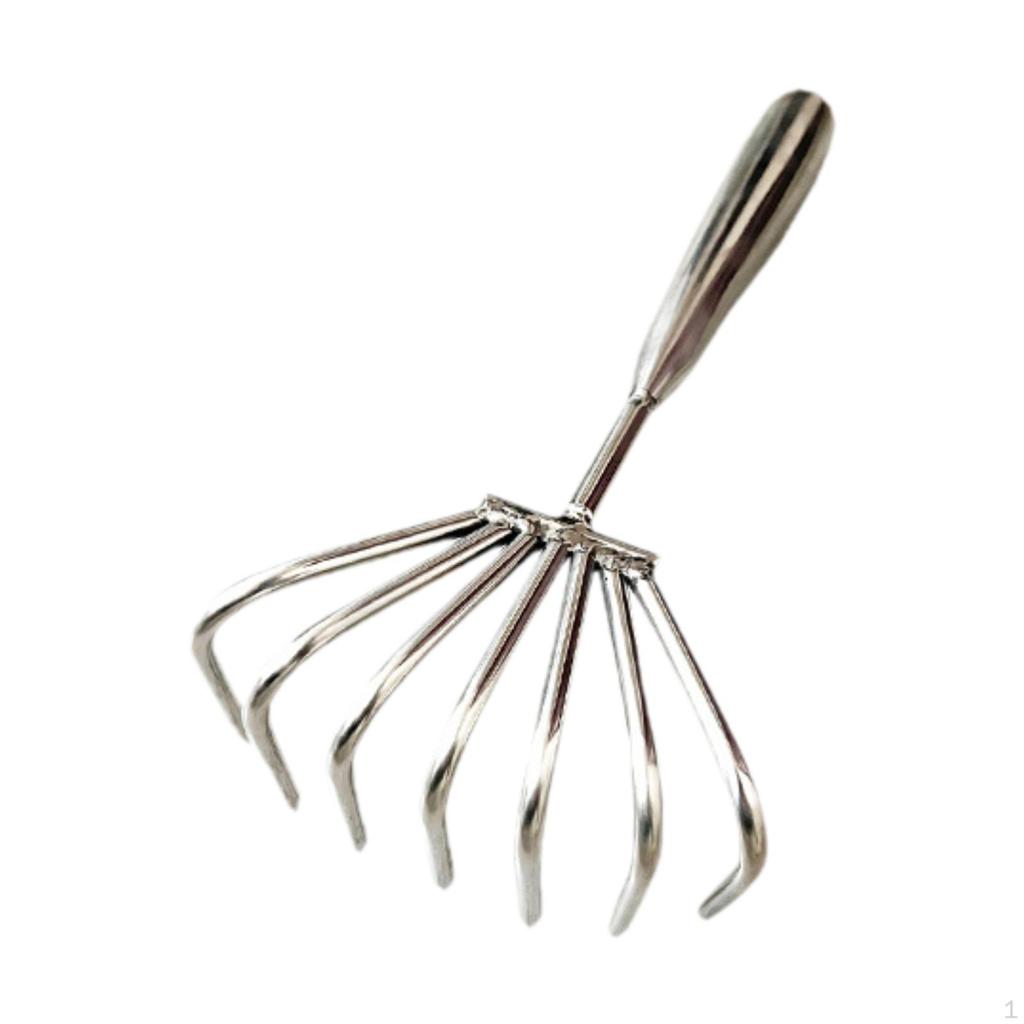 Shape Stainless Steel Tool Easy Use Handheld Seafood Shell Remover for Collecting Leaf