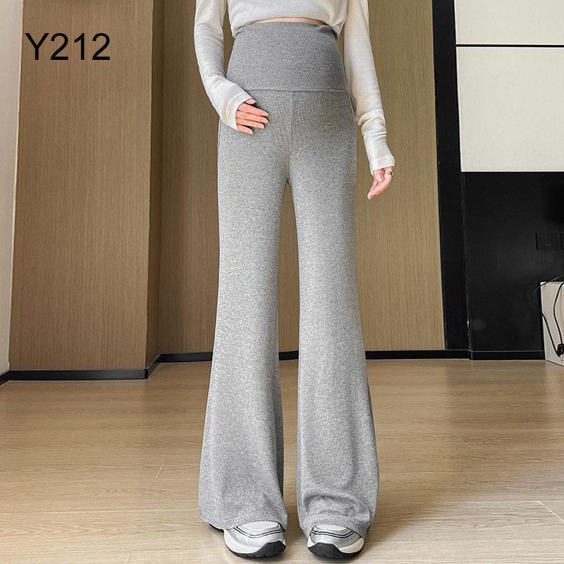 

Maternity Elastic Support Bell Bottom Pants, Spring & Autumn 2026 - Non-Constricting Long Pants for Comfort Large (Fits 110-135 lbs)