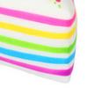 Simulated Cake Squeeze Toy Anxiety Relief Slow Rising Rainbow Cake Stress Toy Portable Fake Food Decompression