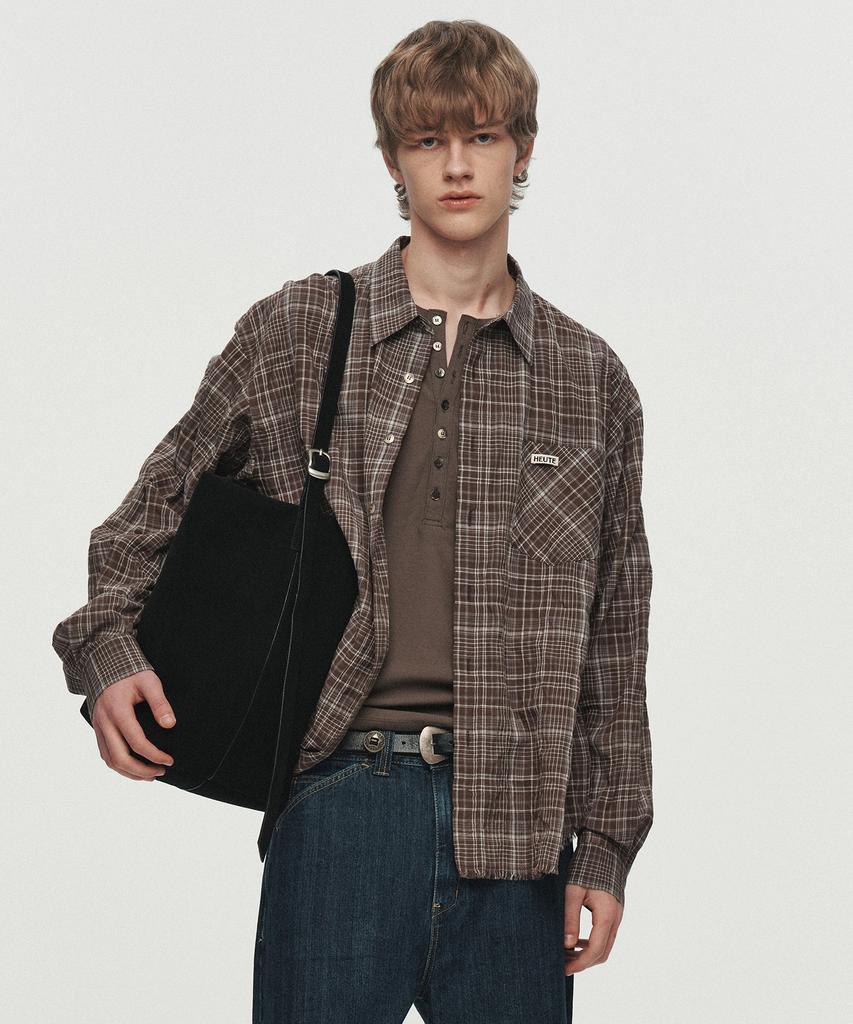 Hoite Regular Collar Marco Shirt (Brown)
