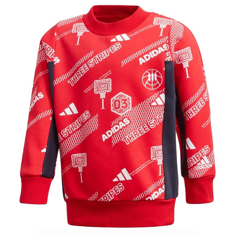 

Adidas Kids Sweatshirts Crew Neck Moderate GG3609 A110