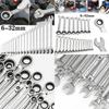 6mm-32mm Wrench Chrome Vanadium Steel Fixed Head Metric Ratchet Spanner**