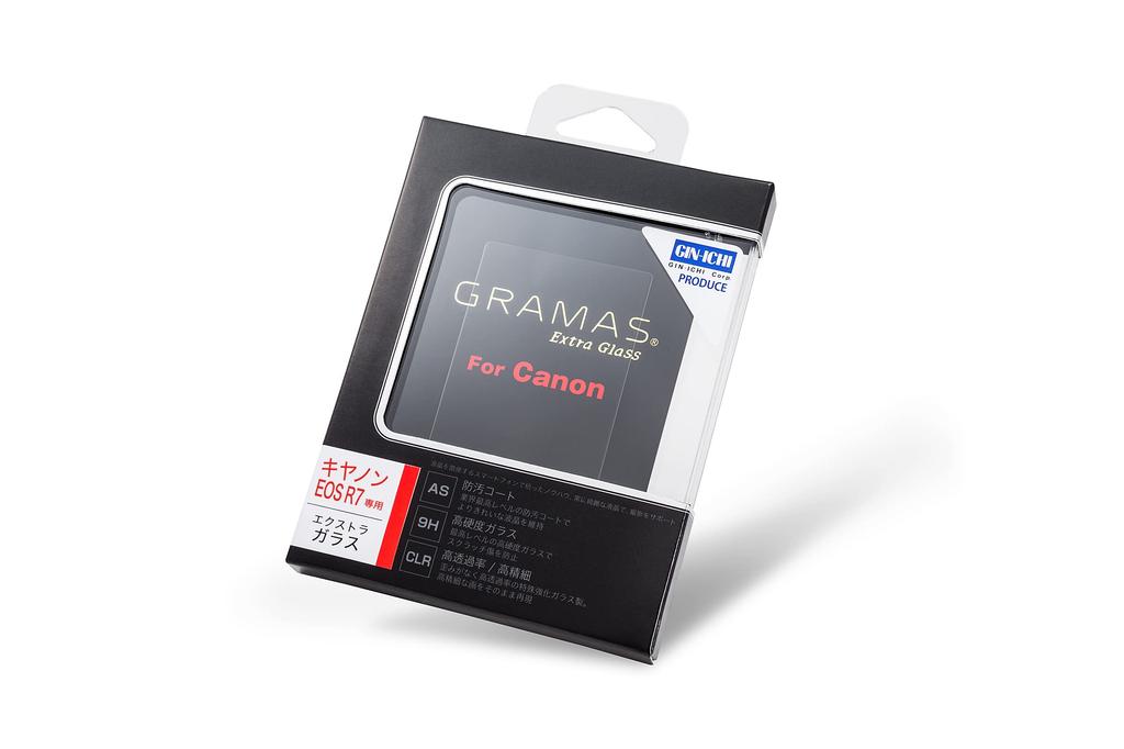 Ginichi X GRAMAS LCD Protective Film for Canon EOS R7 9H Just the Right Measured To Actual Impact Resistant (DCG-CA23) - Hardness, Crystal-Clear
