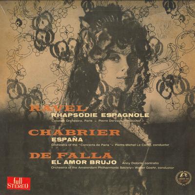 LP Record WALTER GEHR, NETHERLANDS PHILHARMON - Ravel: Spanish Rhapsody / Chabrier: SM2253 CONCERT HALL Japan Classical Used
