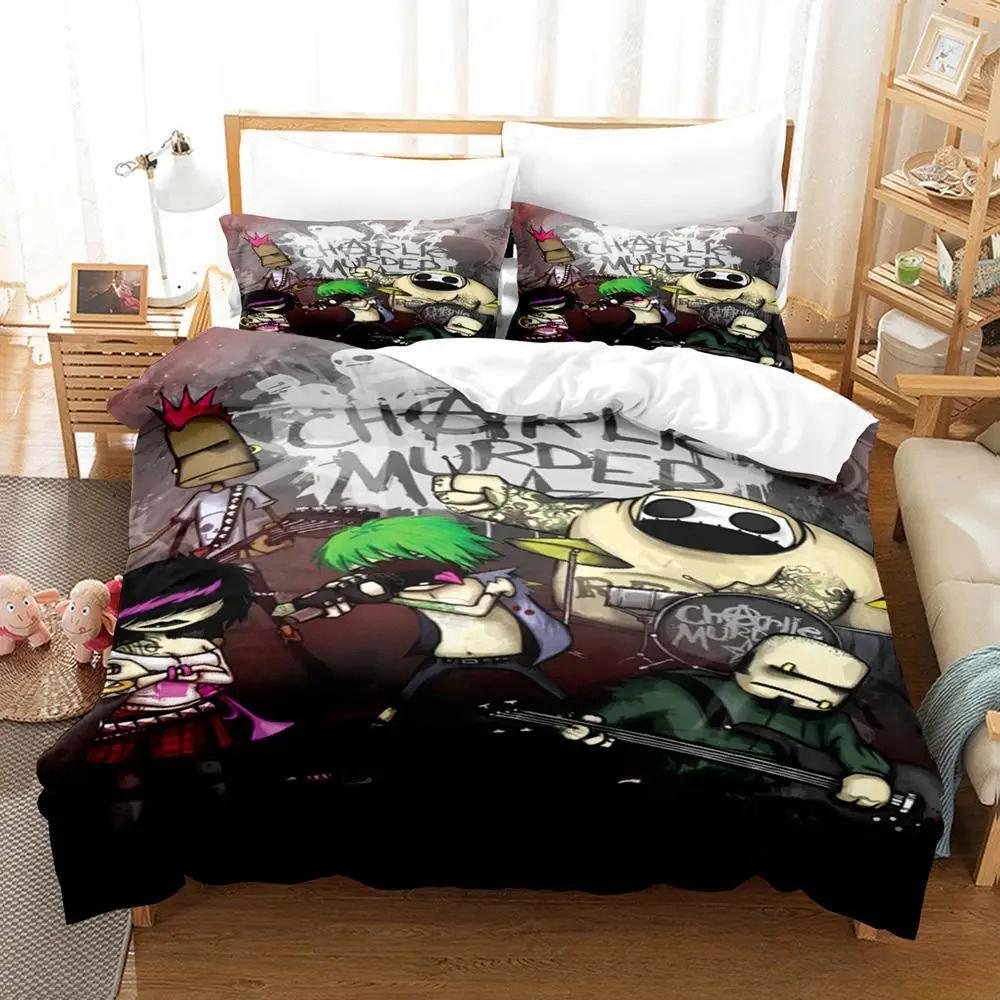 3d Print Game Charlie Murder Bedding Set Single Twin Full Queen King Size Bed Set Adult Kid Bedroom Duvetcover Sets Home Textile