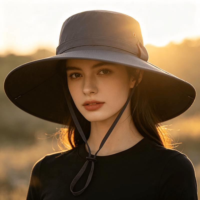 Red Dragonfly Unisex UPF50+ Wide Brim Sun Hat