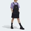 adidas Originals Sports Lifestyle Three Stripes Workwear Style Logo Print Solid Color Sleeveless Dress Women Dresses Black HB9458