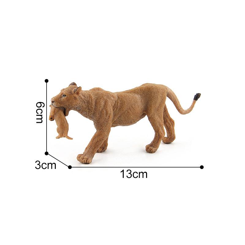 Wild Forest Zoo Lion Model Toy for Children
