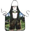 MOMOONNON Creative Bavarian Tracht Lederhosen Apron Oktoberfest Bavarian Funny Apron Kitchen Cooking Grilling BBQ Baking Aprons for Men