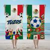 Mexican Fans Towel Beach Oversized Soft Ultra Absorbent Quick Drying Large Pool Travel Camping Bathroom