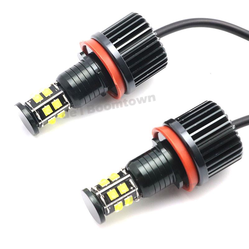 Für BMW E81 E82 E87 E88 E90 E92 M3 E93 E60 E70 X5 E71 X6 X6M E89 Z4 2007-UP 2x 240W 6000K Lampe LED Angel Eyes Standlicht Leuchtmittel