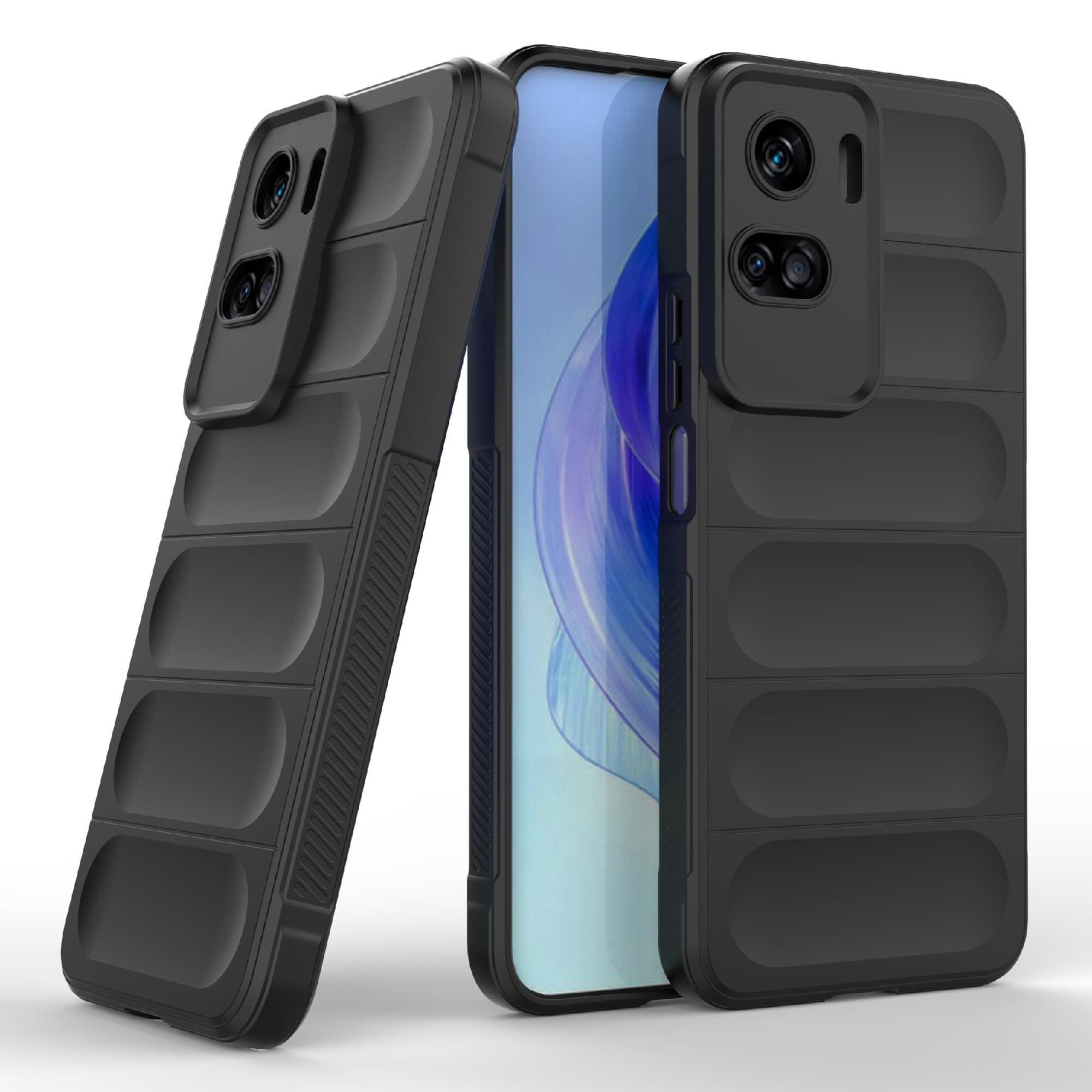 

TPU Phone Case for Honor 90 Lite 5G Rugged Drop-proof Slim Phone Cover Dark Blue
