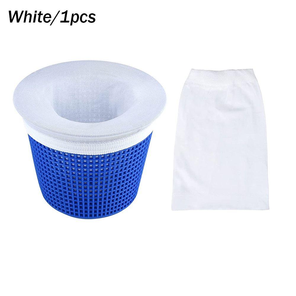 Abdeckung Zuhause Außen Filter Netz Wiederverwendbare Pool Skimmer Socken Poolreinigung Reinigt Schmutz Blätter