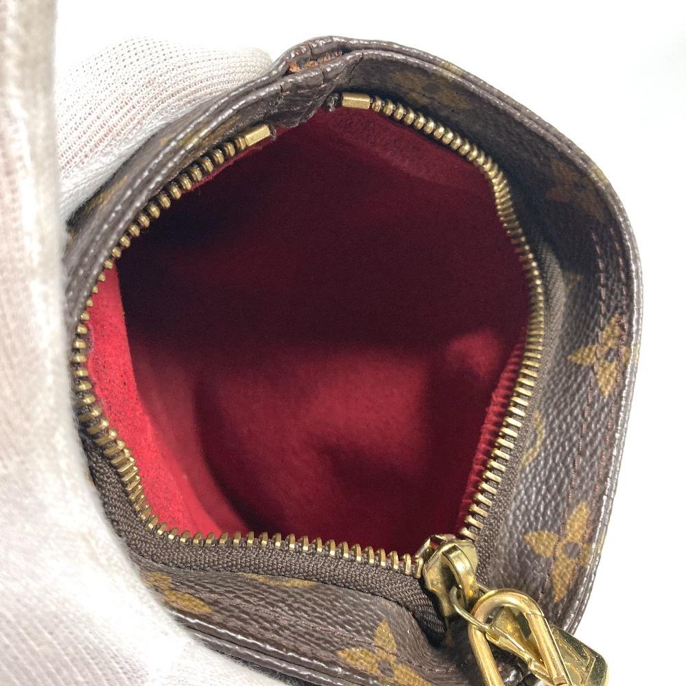 Louis Vuitton M51901 Monogram Partition Clutch bag with strap Pouch Brown