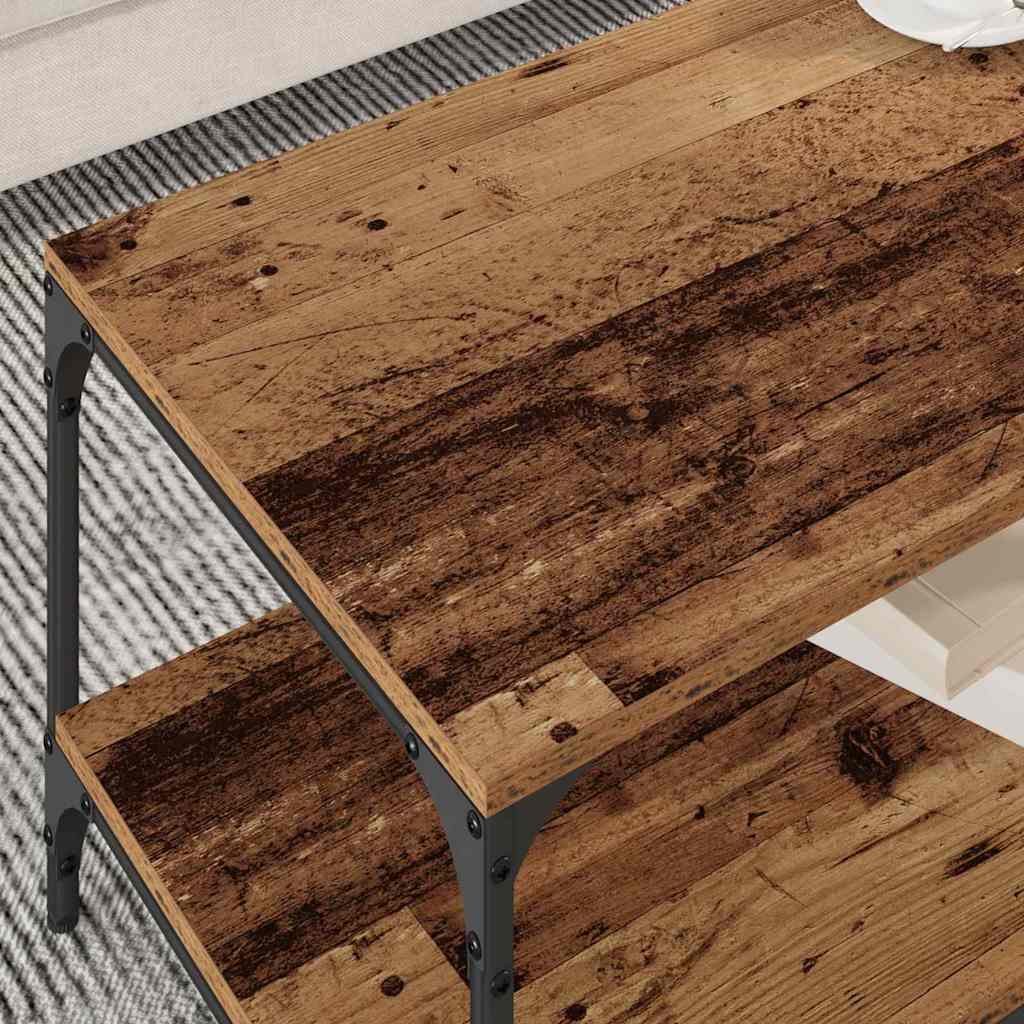 Coffee Table Reclaimed Wood Look 80 x 50 x 40 cm Engineered Wood