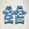 Dog Cloud Sweater Warm Clothing for Cats in Spring Autumn  Winter High-necked Pet Clothing Two-Legged Pet Sweater  Puppy Clothes