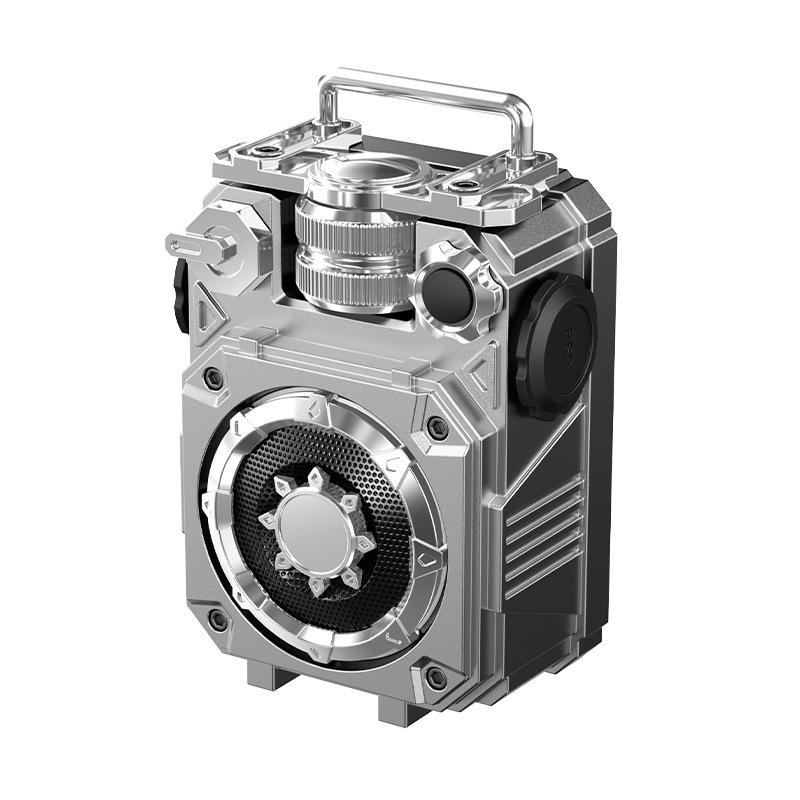 Mini Mecha Style Bluetooth Speaker Portable Subwoofer Creative Super Bass TF Card Insertion Cool Music Player Wireless Sound Box