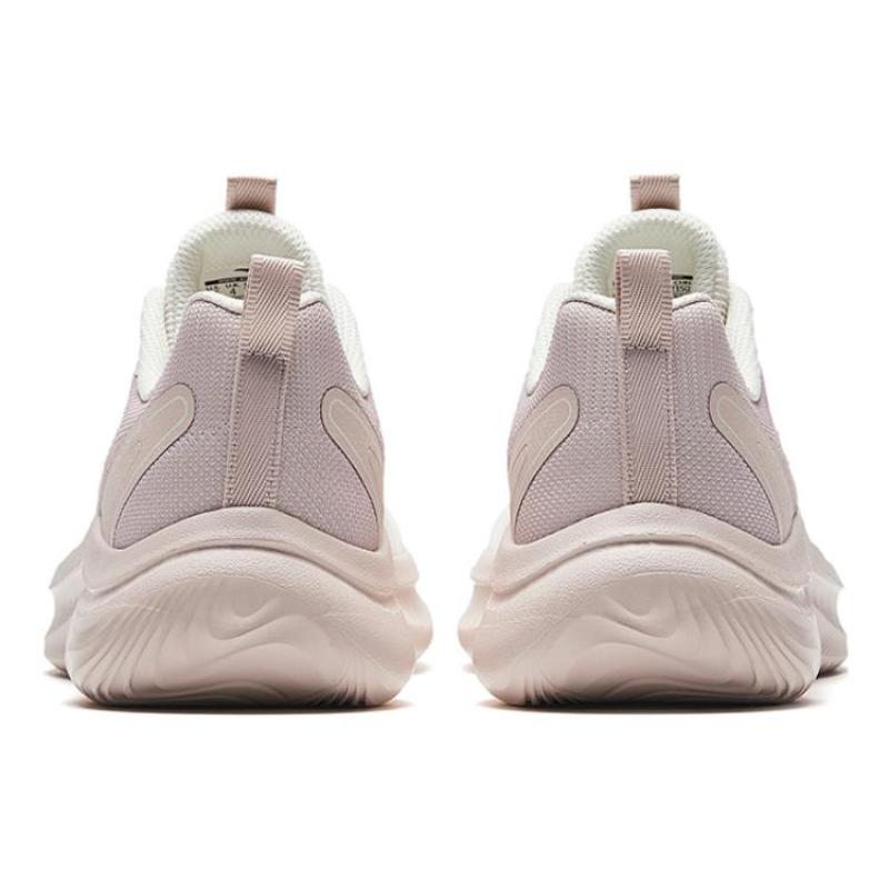 Anta Lingyun Anti Slip Wear Resistant Low Top Running Shoes Women's Ivory White Powder Sneakers 922335550-2