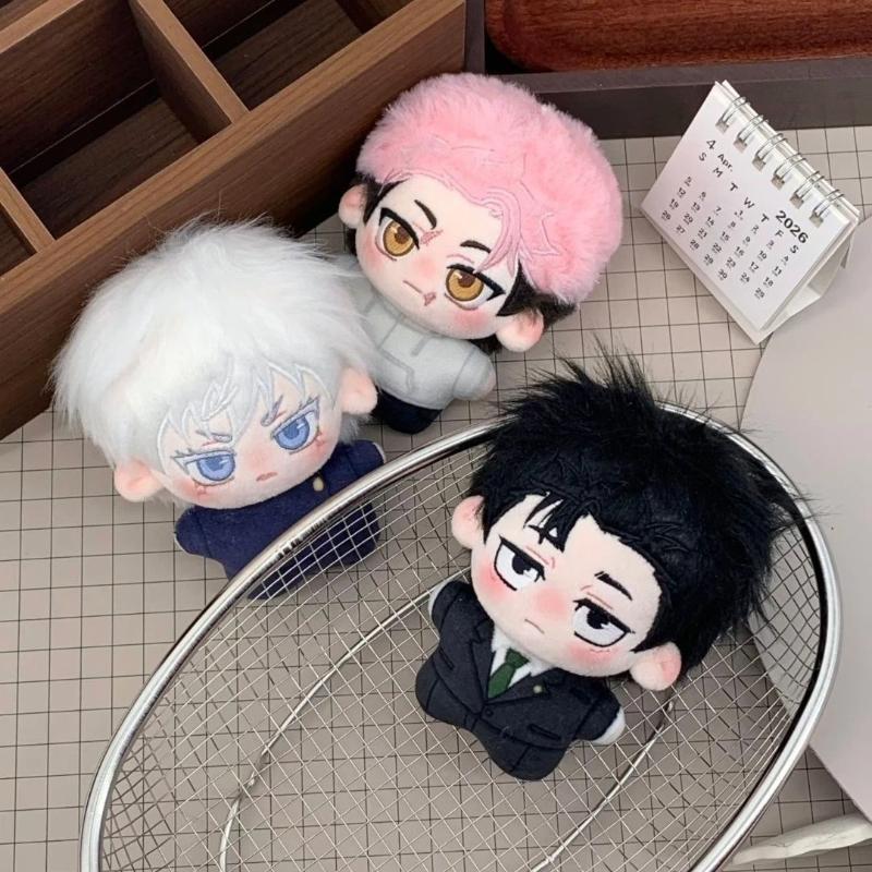 Jujutsu Kaisen Gojo Satoru Cotton Doll Keychain Anime Plush Pendant Collectible Toy Gift