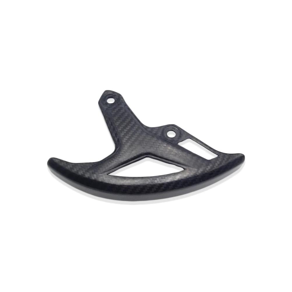Motocross Rear Brake Disc Guard Cover For HONDA CR125 250 CRF250R 250X CRF450R 450X Carbon Fiber Braking Disk Protective Plate