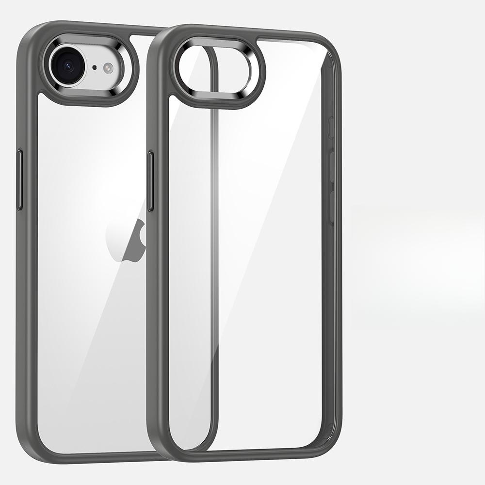 

Применимо к iPhone16E Металлический объектив Прозрачный чехол для мобильного телефона Apple 16e Простой чехол для защиты от падений «Орлиный глаз» iPhone16E/SE4