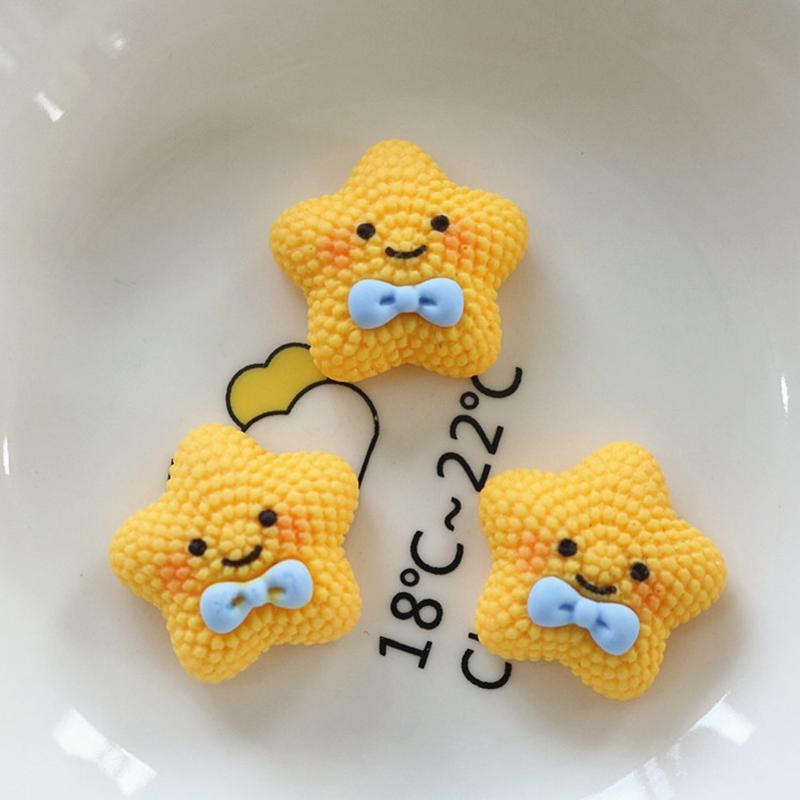 10Pcs New Cute Mini Sun, Star, Moon, Cloud, Rainbow Flat Back Resin Scrapbooking DIY Jewelry Craft Decoration Accessorie