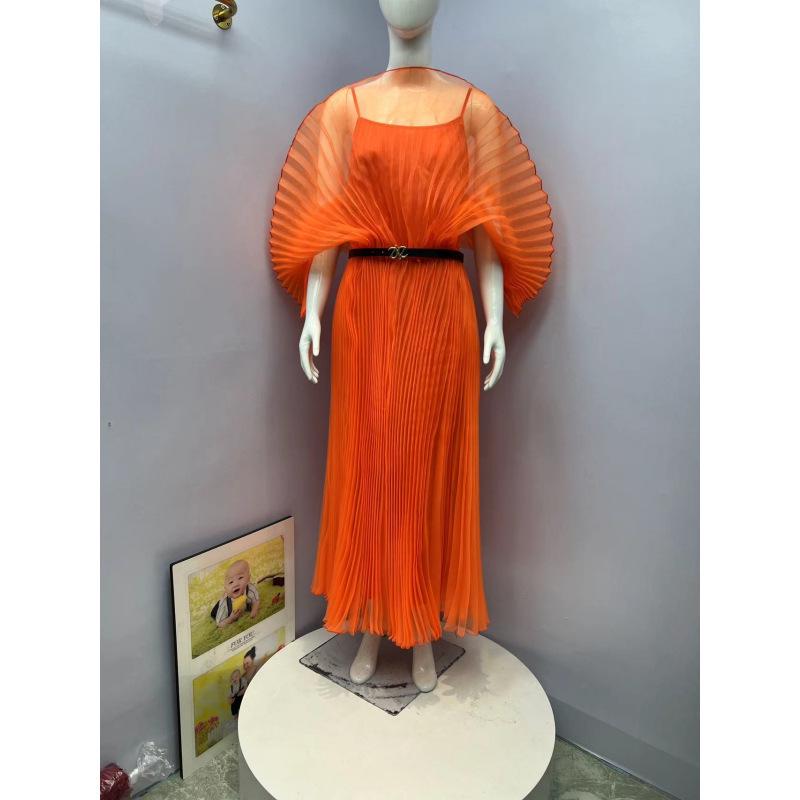 Afrikanisches Elegantes Einfarbiges Übergrößenkleid - Neuer Modestil