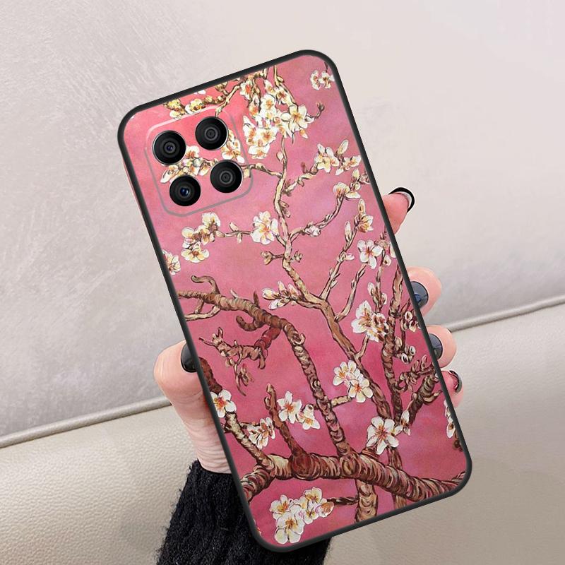 Blossoming Almond Tree For Honor Magic 7 Lite 5 6 8 Pro Case For Honor Win RT X9d X9b X9a X9c X8c X8b 200 400 70 90