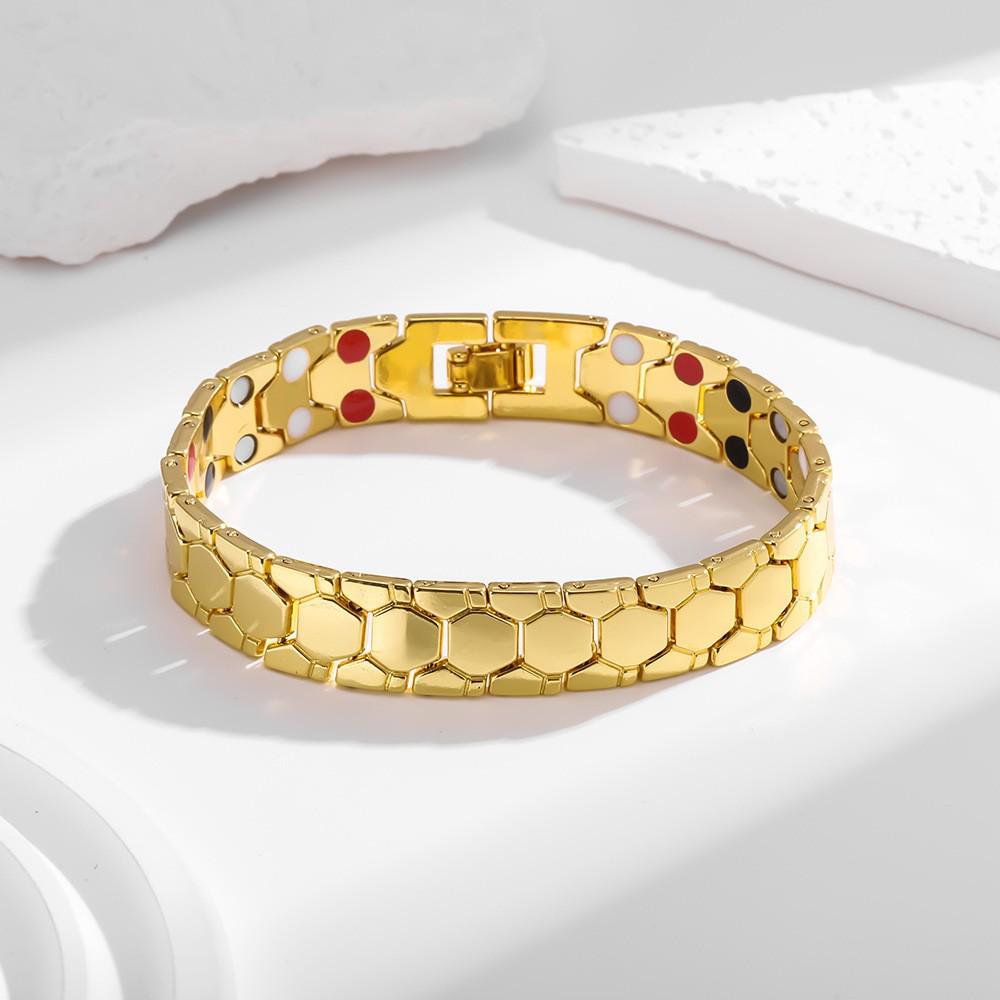 Temu Cross-Border Detachable Magnetic Module Bracelet for Couples - European and American Style