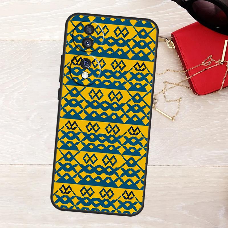 Ukraine Ornament Pattern Case For Honor 400 Pro 200 50 70 90 X9a X9b X9c X9d X8a X8b X8c Magic 7 Lite 5 6 8 Pro Cover