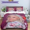 3pcs Zara Larsson Bedding Set Duvet Cover Closure Includes 1 Duvet Cover & 2 Pillowcases, Soft and Comfortable for All Seasons.