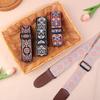 Guitar Strap Bass Cotton Leather Embroidery Straps Adjustable Neck Strap Electric Acoustic Guitar Bass Accessories
