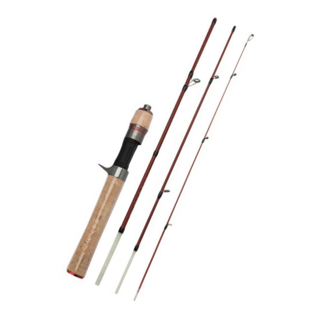 Fishing Rod for Lures, 4 Section Composite Travel Stream Anglers