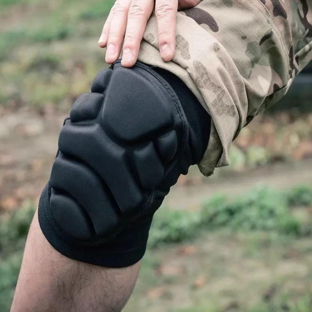 

2Pcs/1Pair Thicken Sponge Knee Pads Double Straps Knee Braces Volleyball