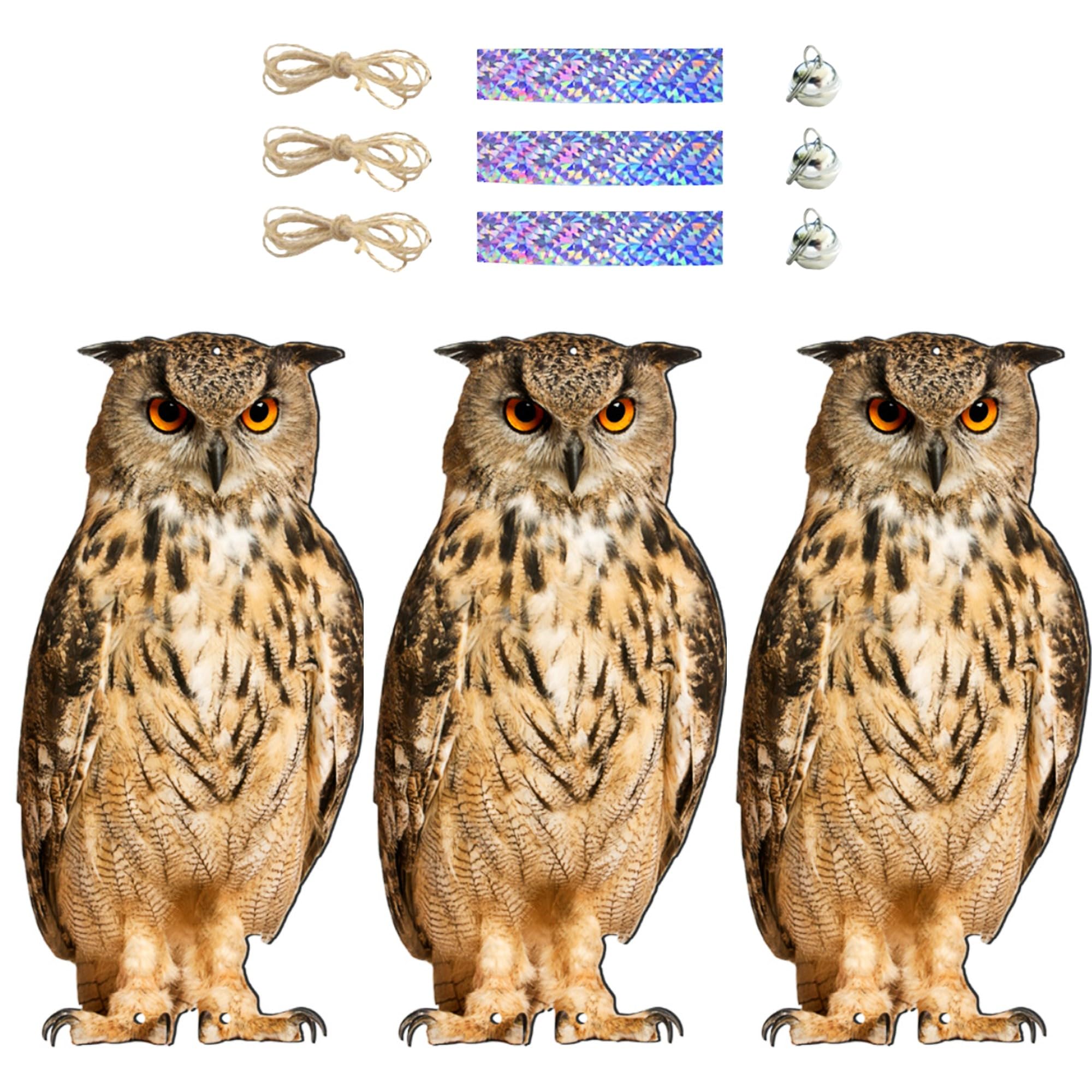 

Merrytime Bird Bird Bird Pest Hanging Pigeon Crow Perfect for and Home Bird Bird Pest Owl Repellent, Deterrent, Control, Type, Repellent, Repellent,