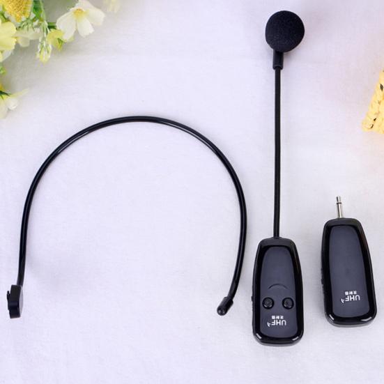 Wireless Microphone Headset Mic for Voice Amplifier Speaker Teaching Tour Guide