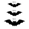 Ensemble d'autocollants Araignée Chauve-souris d'Halloween avec Lumières LED Améliorateur d'Atmosphère Effrayant Décorations Intérieur Extérieur