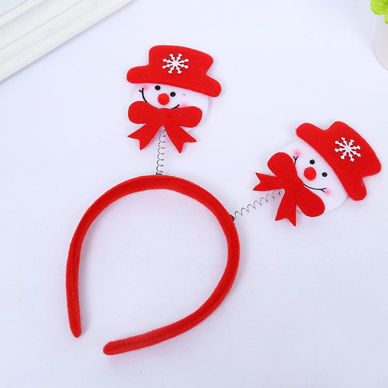 Christmas Decorations Old Man Snowman Deer Headband Christmas Gift Head Buckle Exquisite Christmas Hat Cartoon