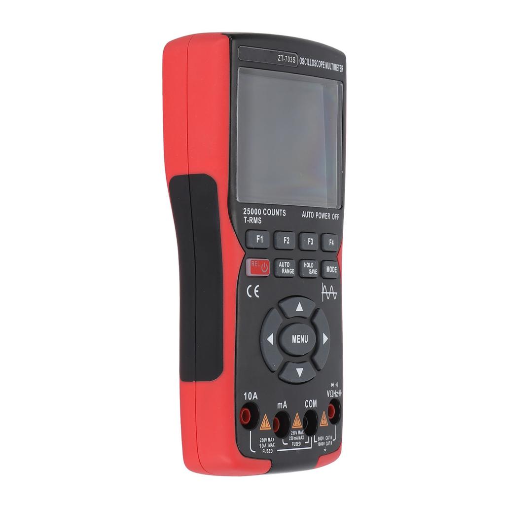 Ręczny oscyloskop multimetr z ekranem 3,5 cala Wysoka dokładność Dwukanałowy 25000 zliczeń Oscyloskop