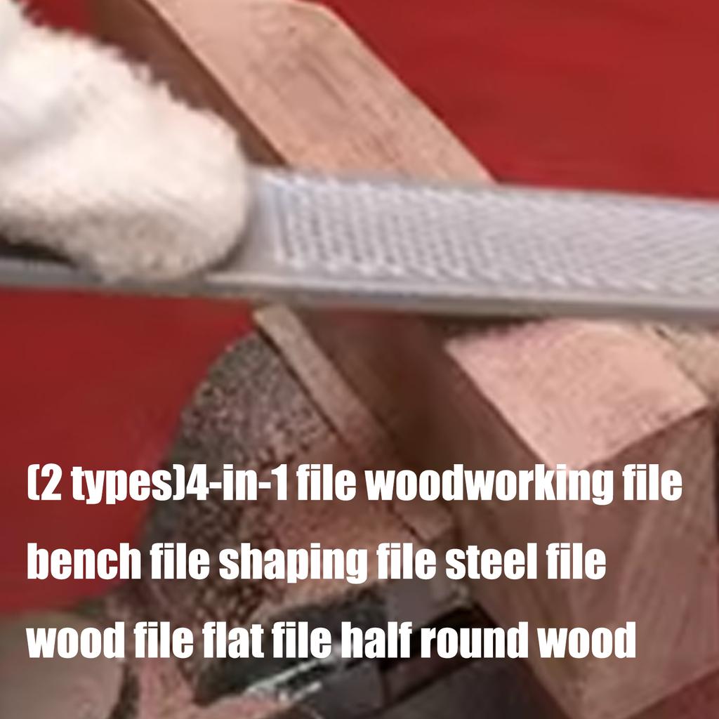 Heavy Duty Double Purpose File For Carpentry And Metalwork Anti Slip Grip Carbon Steel Blade Efficient Material Removal