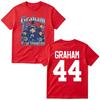 2026 Off Campus Graham 44 T-shirts Briar University Hockey T-shirt Men Women Clothing Fashion Cotton Oversized T-shirts