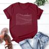 Christian Faith Shirt Walk On Water Boho Tee Bible Verse T-Shirt Unisex Graphic T Shirts Short Sleeve Casual Tops Faith Gift