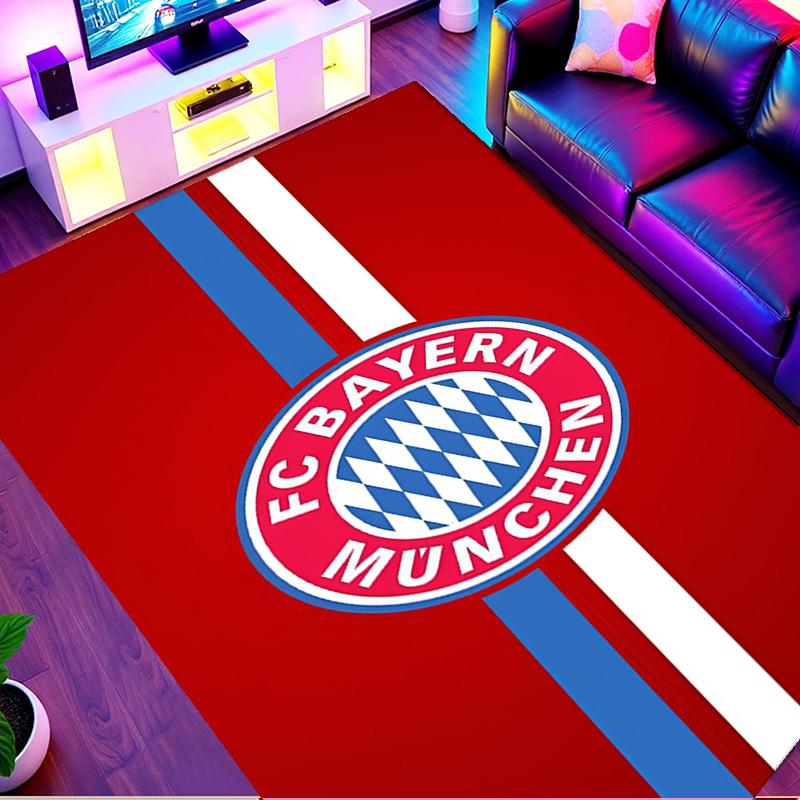 FC Bayern Print Rug, Washable Floor Carpet, For Entryway Dorm Laundry Room Office Study, Home Decor Birthday Christmas Gift