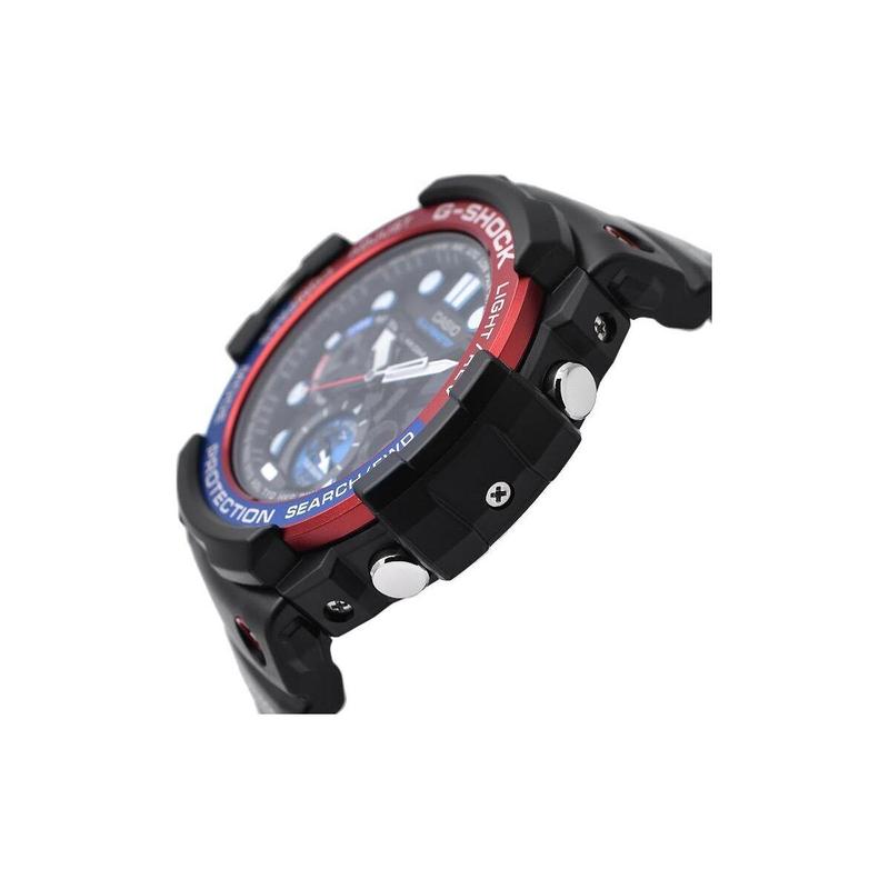 Casio Serie Temática Amor Por El Mar Y La Tierra Movimiento de Cuarzo de Buceo Correa de Resina Reloj Japonés y Coreano Reloj para Hombre Esfera Negra GN-1000-1AJF