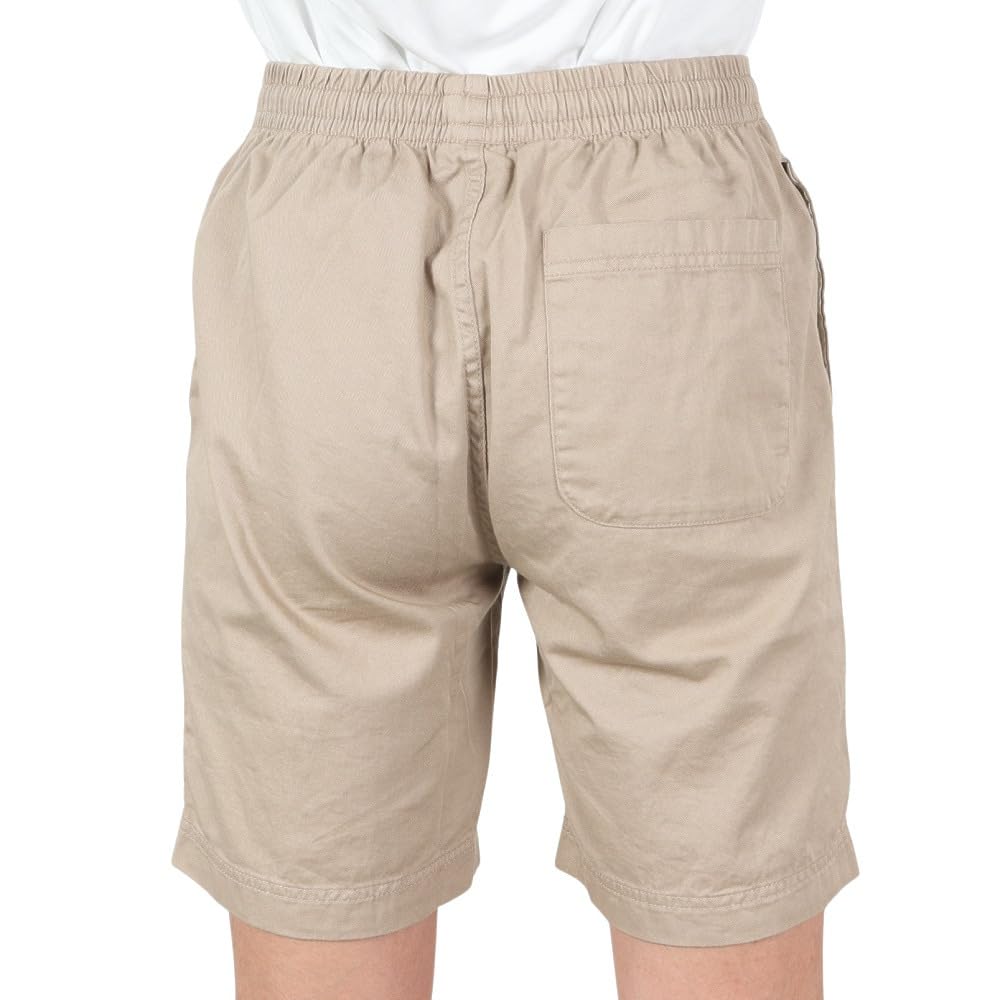 Champion Basic Cotton Graphic Logo L C3-X520 Men's 100% Shorts, Beige,