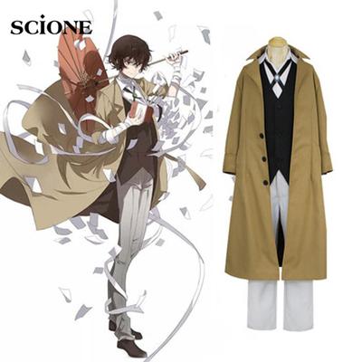 Anime Bungo Cosplay Cosplay Kostým Osamu Dazai Cosplay Člen ozbrojené detektivní agentury Uniform Celá sada